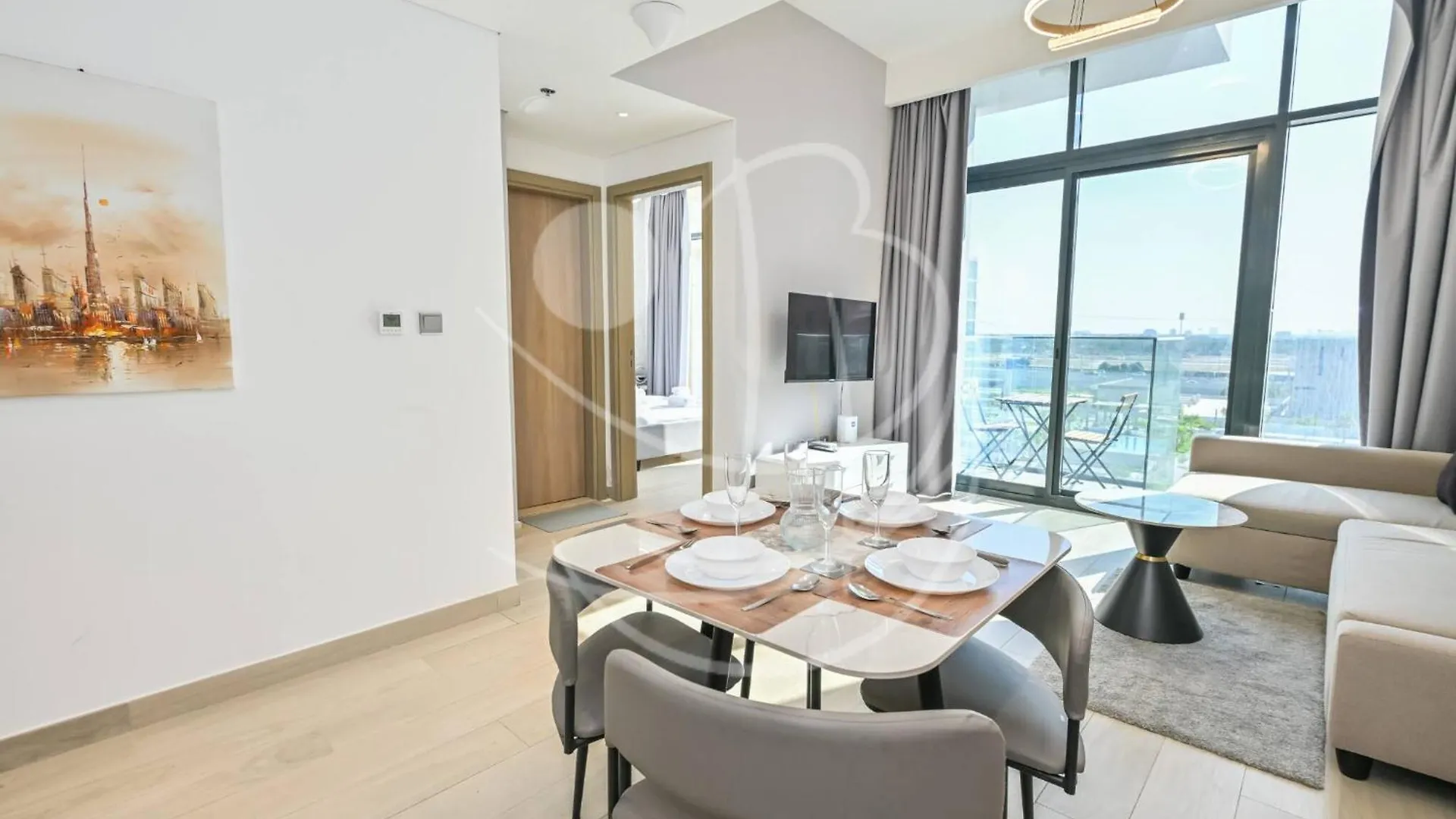 Apartmán Modern Cozy 1Br Retreat Azizi Riviera Dubaj