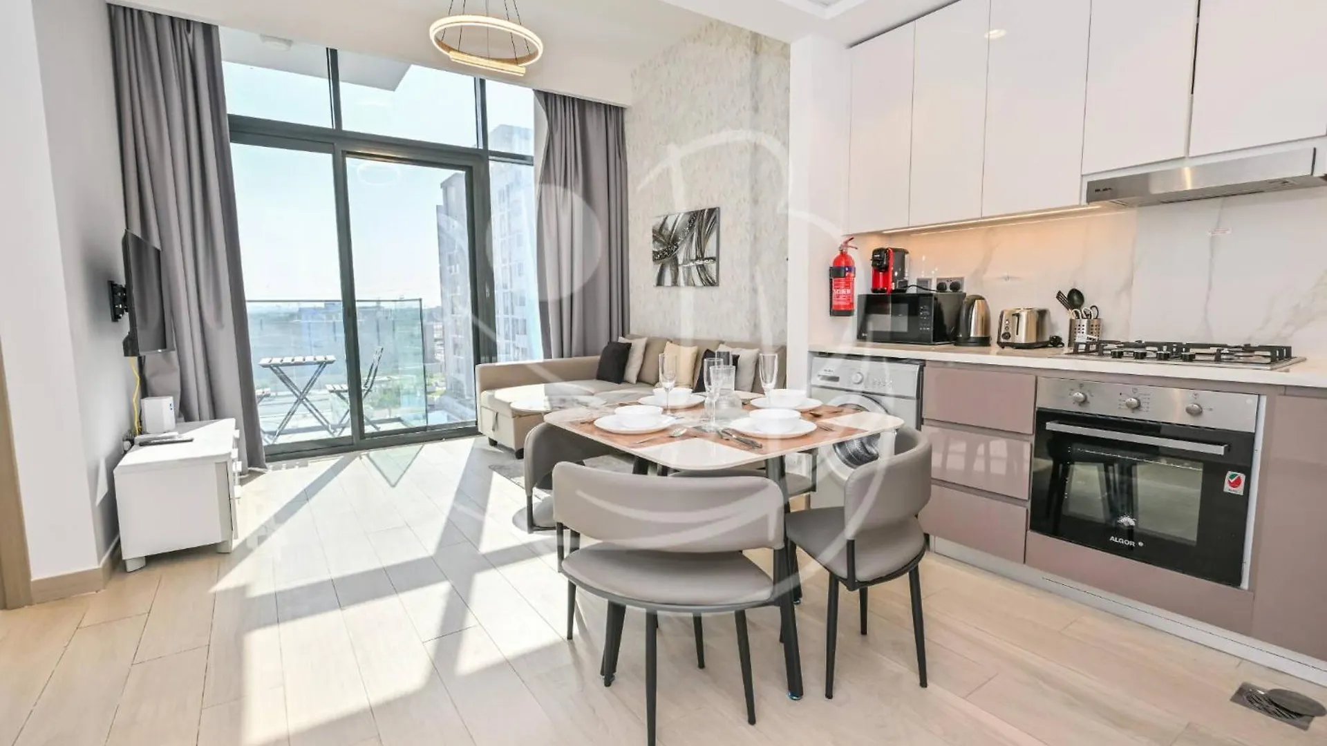 Apartmán Modern Cozy 1Br Retreat Azizi Riviera Dubaj